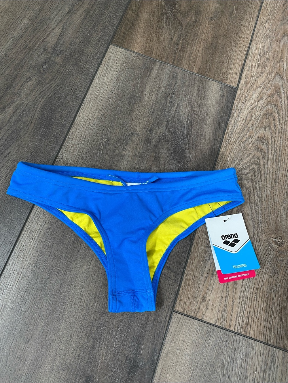 Arena Women’s Blue & Yellow Training Bikini Bottoms